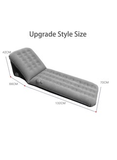 General Simple self-inflatable camping mattress with backrest, dual-use portable ergonomic sleep/seat cushion with storage bag for hiking, travel and home use  - Image 5