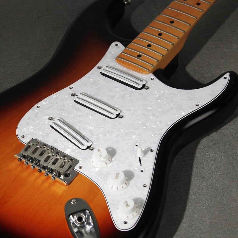 FLEOR Hot Dual Rail Humbucker Single-Coil-Sized Guitar Humbucker Pickup(6-7K), White - Image 5