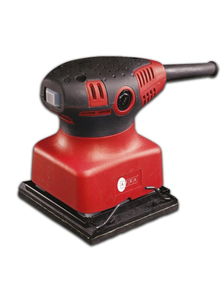 عفرا - AFRA Compact Electric Orbital Sander, 240W, 14000r/min, 100x110mm Pad Size, Comfort Grip, Lightweight Design, 220-240V, AFRS-240OS, AFT-1-240OSRD, 1-Year Warranty - Image 1