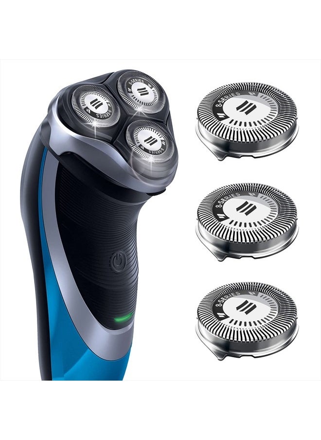 TERMATION - HQ8 Replacement Heads for Philips Norelco Shavers, HQ8 Replacement Blades Compatible with Philips Norelco Aquatec AT810 AT880 PT720 Shavers - Image 1