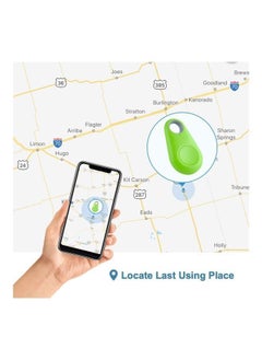 NIBEMINENT 2-Pack Smart Bluetooth Tracker Anti-Lost Tag GPS Locator Camera Remote Shutter Blue/Green  - Image 4