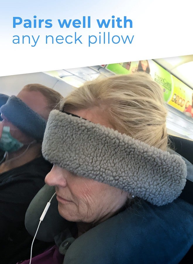 SeatSleeper Travel Pillow Alternative Stops Bobbing | Airplane Head Straps and Car Support Band | Great on Travel Upright | Super Comfy Neck Support | Small & Compact - Image 5