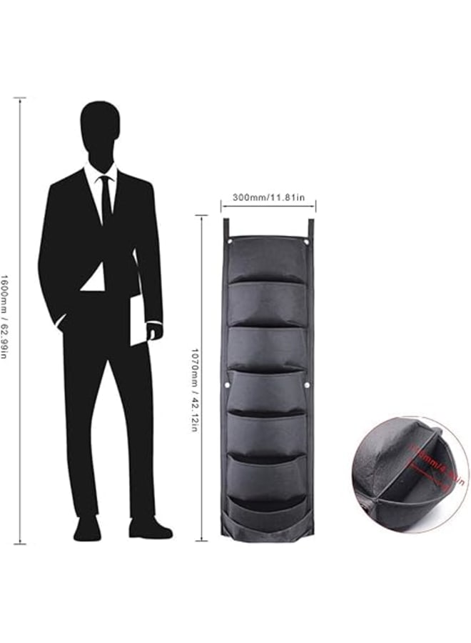 Meridian 7-Slot Vertical Hydroponic Grow Wall for Healthy Growth of Indoor and Outdoor Plants. - Image 3