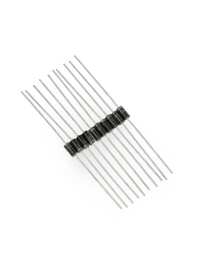 10-Pieces 1N4007 Rectifier Diode – 1000V 1A General Purpose Through-Hole Diodes for Electronics & DIY Projects - Image 3