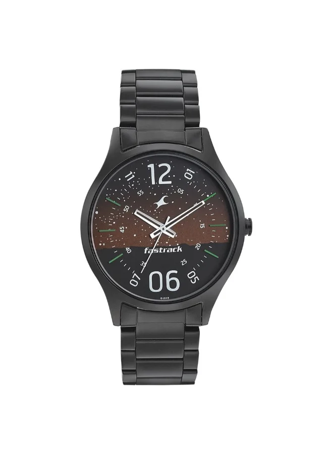 fastrack Men's Stainless Steel Analog Watch 3184NM01 - 41 mm