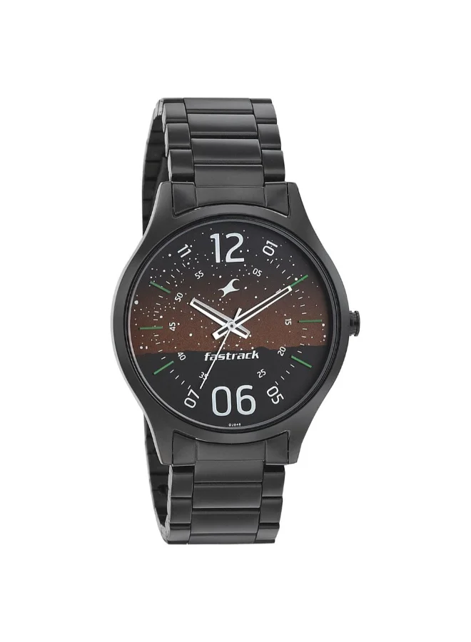 fastrack Men's Stainless Steel Analog Watch 3184NM01 - 41 mm