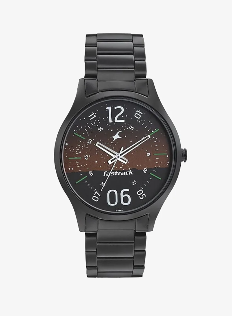 fastrack Men's Stainless Steel Analog Watch 3184NM01 - 41 mm