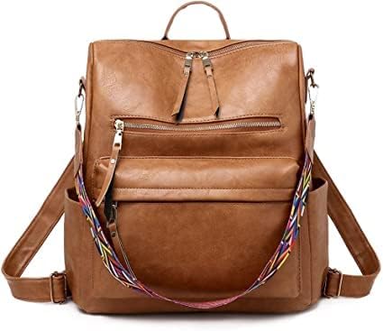 MUCHOVA Stylish Backpack for Women Basic Travel Bag for Stylish Women Lightweight College Backpack for Girls (Beige) - Image 1