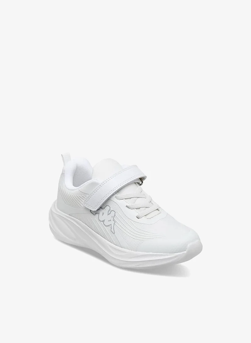 Kappa White Unisex Logo Print Hook and Loop Sports Shoes for Men | Best Price UAE