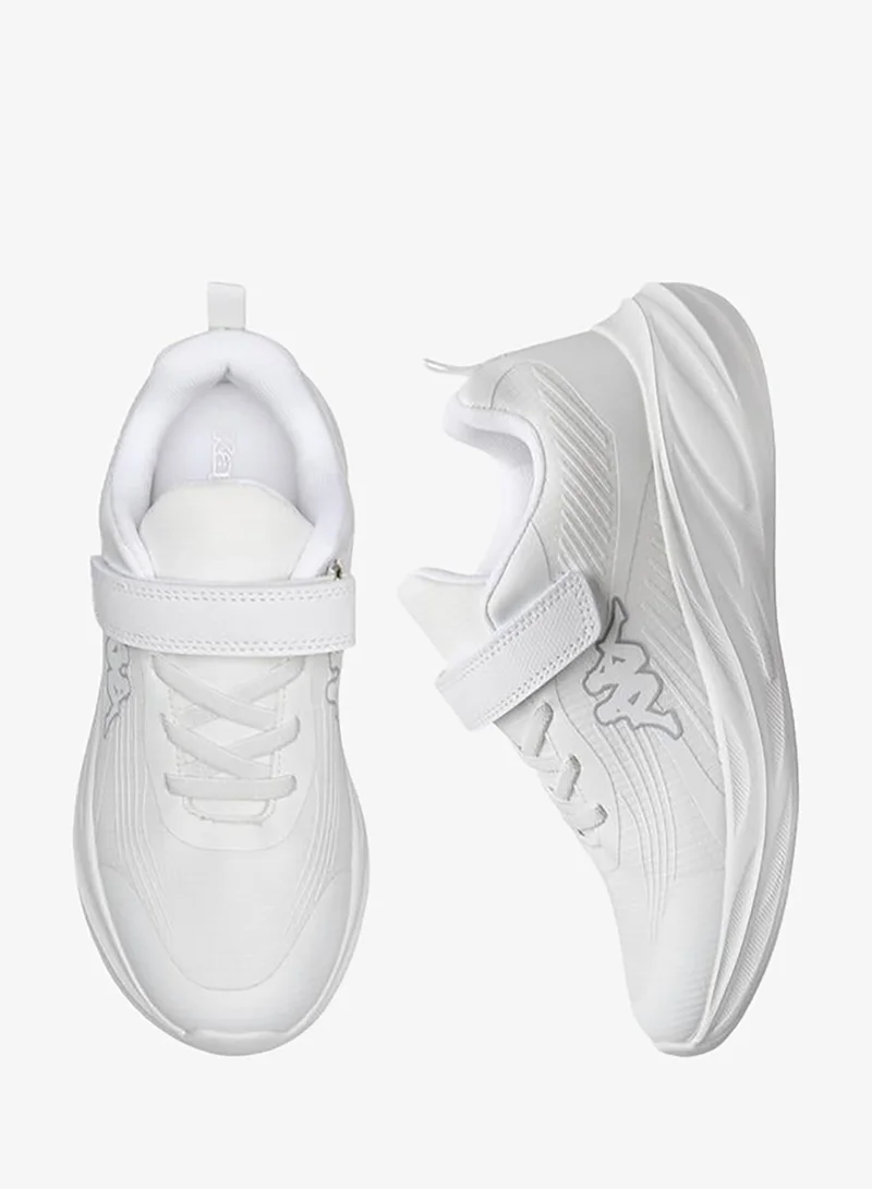 Kappa Unisex Logo Print Hook and Loop Sports Shoes