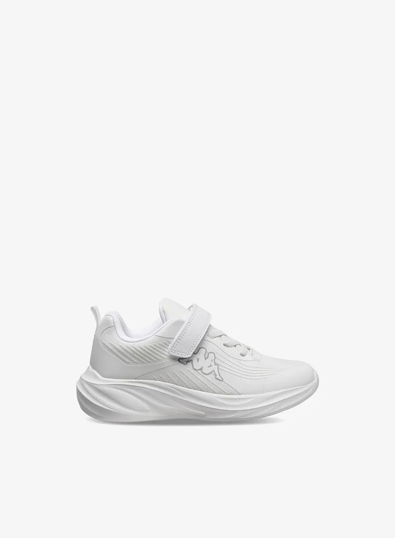 Kappa Unisex Logo Print Hook and Loop Sports Shoes