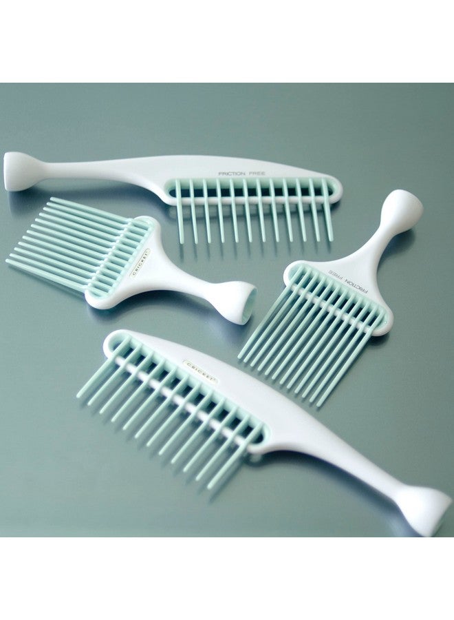 Cricket Friction Free Rake Comb For Detangling, Conditioning, Lifting, Fluffing, Curly, Thick, Medium, Long, All Hair Types, Wide Tooth Comb - Image 4