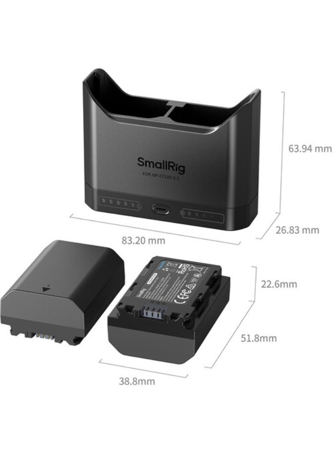 SmallRig NP-FZ100 Camera Battery Charger Kit (5483) - Image 4