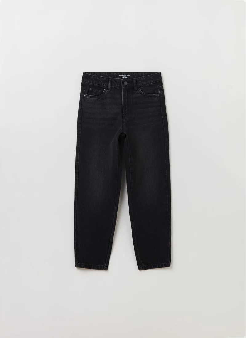 Ovs 5-pocket, mum-fit jeans