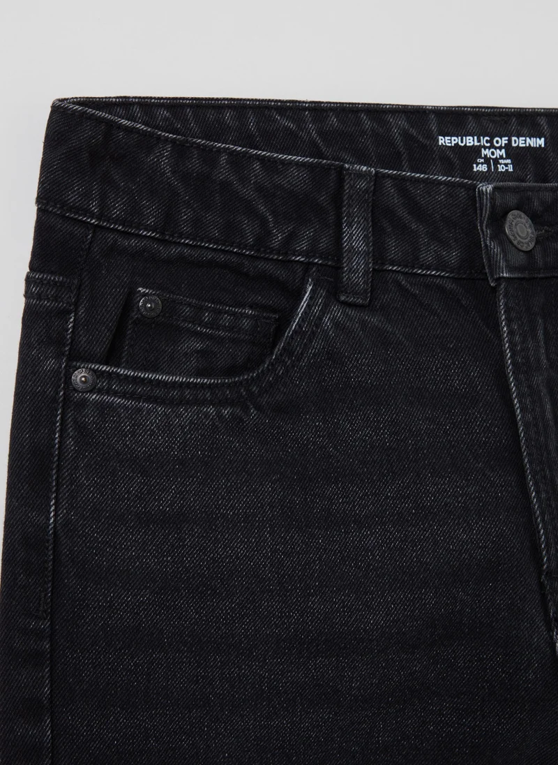 Ovs 5-pocket, mum-fit jeans