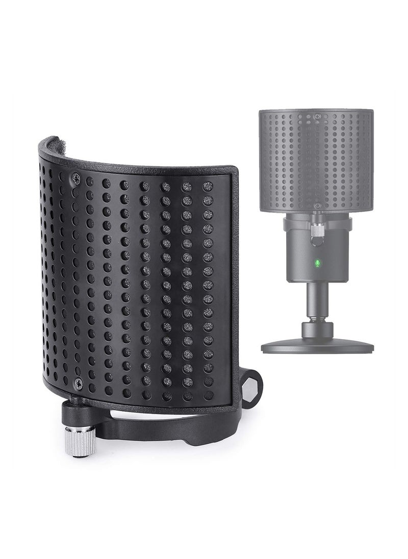 KASTWAVE - for Razer Seiren X Mic Pop Filter, Three Layers Filter Microphone Wind Pop Screen Mask Shield For Razer Seiren X Mic to Improve Sound Quality - Image 1