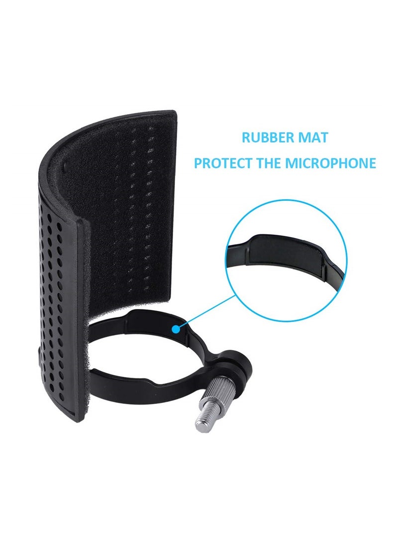 KASTWAVE - for Razer Seiren X Mic Pop Filter, Three Layers Filter Microphone Wind Pop Screen Mask Shield For Razer Seiren X Mic to Improve Sound Quality - Image 1
