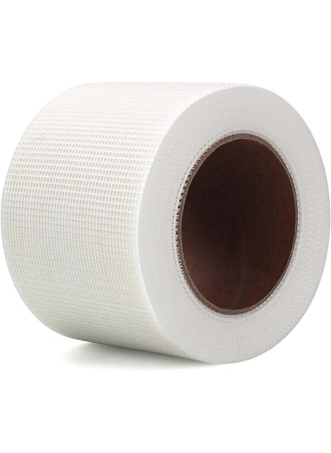 YIM-VIBEHAUS Drywall Repair Fiberglass Tape 4” x 100 Feet Industrial Grade Extra Strength Fiber Mesh Heavy Duty Self Adhesive for Seam Patch Wall Crack Seam Repair  - Image 1