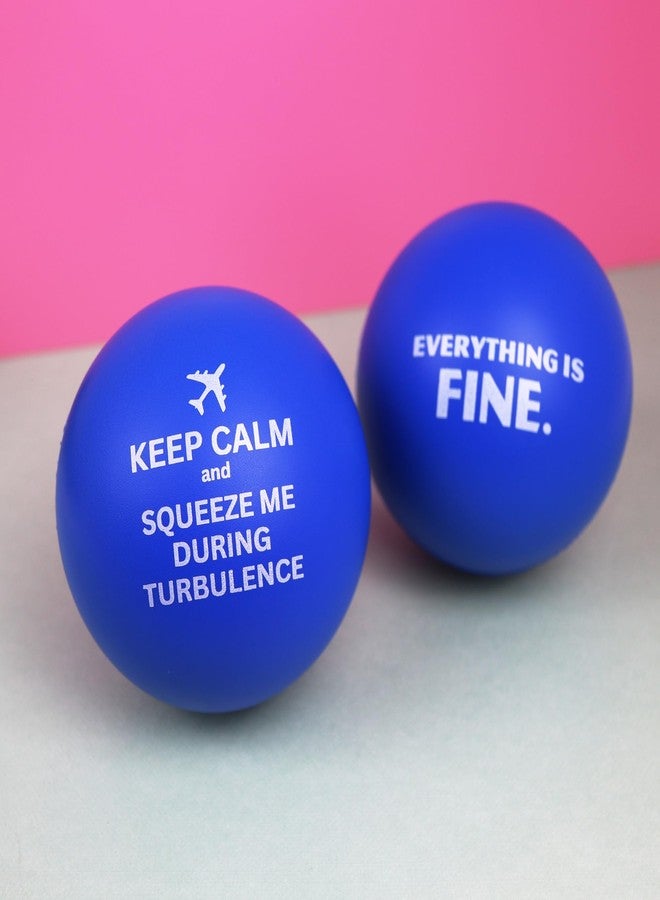 Needzo Keep Calm and Squeeze During Turbulence Stress Balls, Flight Anxiety, Fear of Flying Comfort Accessory, 2.48 Inches - Image 3