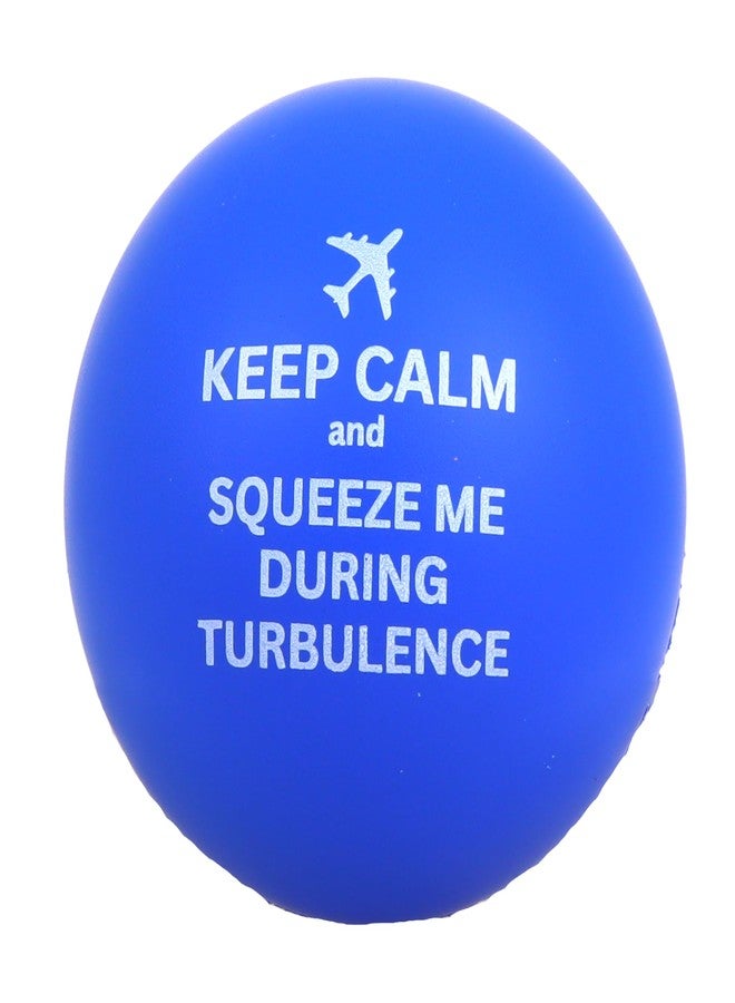 Needzo Keep Calm and Squeeze During Turbulence Stress Balls, Flight Anxiety, Fear of Flying Comfort Accessory, 2.48 Inches - Image 1