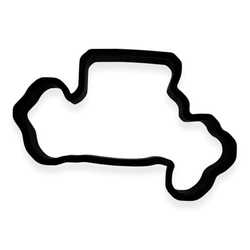 Bundle of Fun Happy Birthday Word Outline Cookie Cutter (5 inch) - Image 1