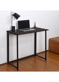Home Gallery Foldable Table In Black Powder Coating  Black  - Image 1