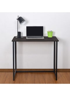 Home Gallery Foldable Table In Black Powder Coating  Black  - Image 2