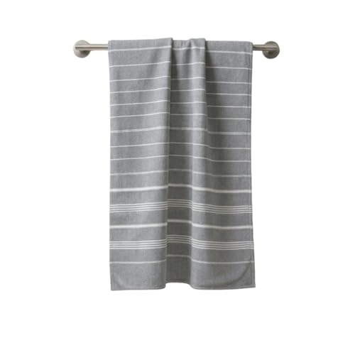 Athom Living Premium Cotton Xtra Large Bath Towel 90x180 cm | Ultra Soft, Quick Dry, Highly Absorbent, Lightweight & Skin-Friendly Towel for Adults | Durable Everyday Use Towel – Grey, Pack of 1 - Image 2