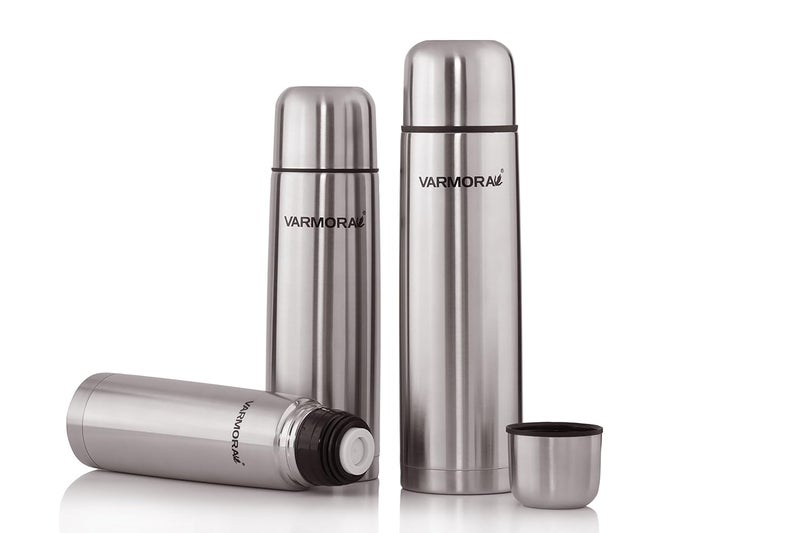 Varmora Avon Stainless Steel Flask with Insulation Bag 1000ml - Image 4