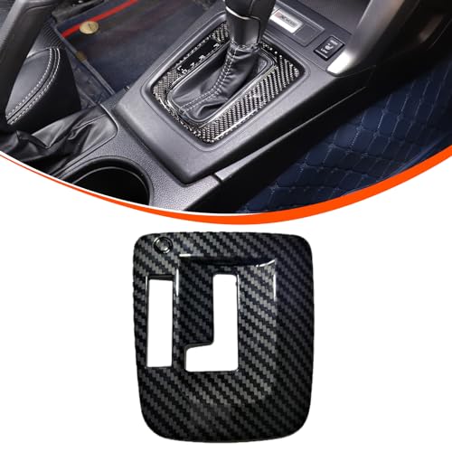 Aotumcer Central Control Car Gear Shift Panel Cover Compatible with 20122017 Subaru XV AccessoriesCarbon Fiber Gear Shift Panel Cover Trim StickerAntiScratch - Image 1