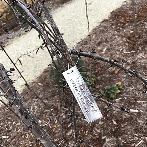 Tinsky Aluminum Plant Labels - 120PCS Metal Tags with Wires for Plant Markers, Tree Tags, Outdoor Identification and Greenhouse - Image 4