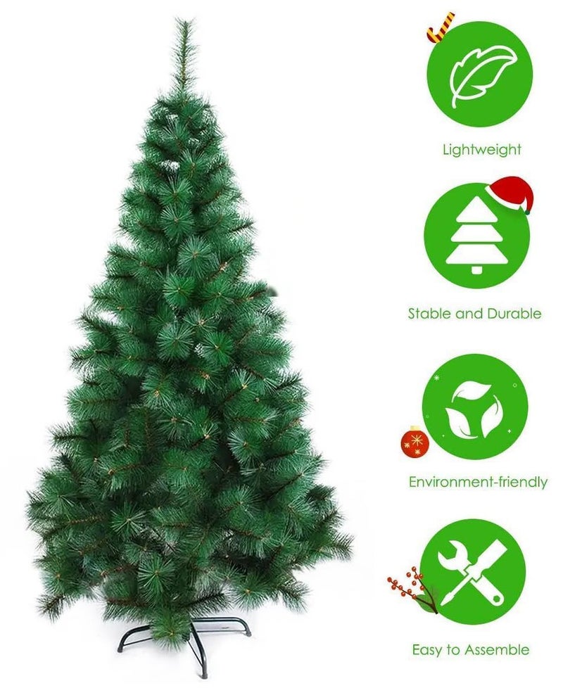 Northland Artificial Green Christmas Tree 6 Feet Heavy Bushed Metal Stand Imported Quality Xmas Tree Christmas Tree 6 feet for Indoor Outdoor Home Church Office School College Only Tree - Image 5
