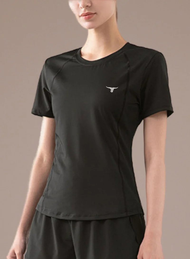 ثوجفيت تي شيرت كيتي هوك للسيدات - أسود