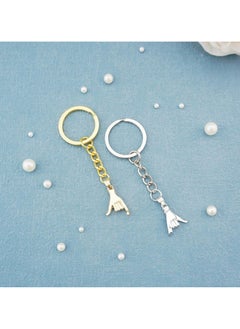 Oasisgalore Pinky Promise Keychain for Couples - Matching Anniversary & Valentine's Day Gift for Him, Her, Boyfriend, or Girlfriend  - Image 2