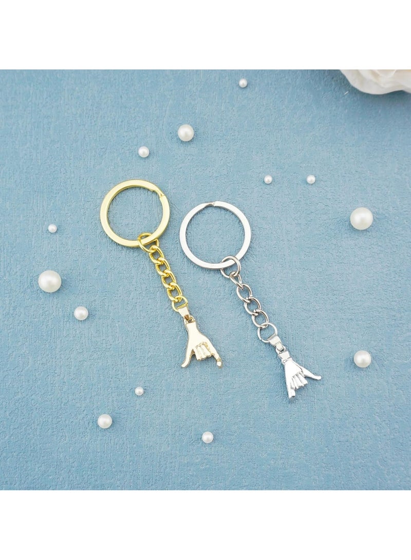 Oasisgalore Pinky Promise Keychain for Couples - Matching Anniversary & Valentine's Day Gift for Him, Her, Boyfriend, or Girlfriend - Image 2