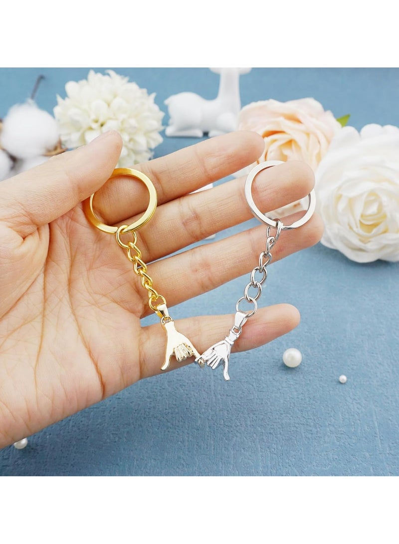 Oasisgalore Pinky Promise Keychain for Couples - Matching Anniversary & Valentine's Day Gift for Him, Her, Boyfriend, or Girlfriend - Image 5