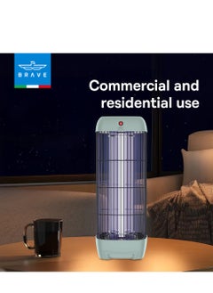 Brave High Power Mosquito Killer Lamp and Fly Trap, Smart Pest Control Device for Indoor and Outdoor Use, Effective in Killing Flying Insects, 15W Power and 1800V Electric Strike, Mosquito Fly Trap, 100% Original Insect Killer Device, High Power UV Mosquito Trap, Perfect for Home, Patio, Garden, Kitchen, Office, Camping, Durable Design, 24/7 Protection (Green)  - Image 5