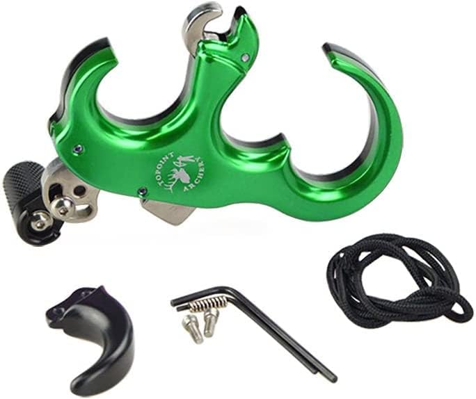 SHARROW Bow Release Aid 3/4 Fingers Automatic Archery Release Aluminium Alloy Thumb Trigger for Compound Bow Accessory - Image 2