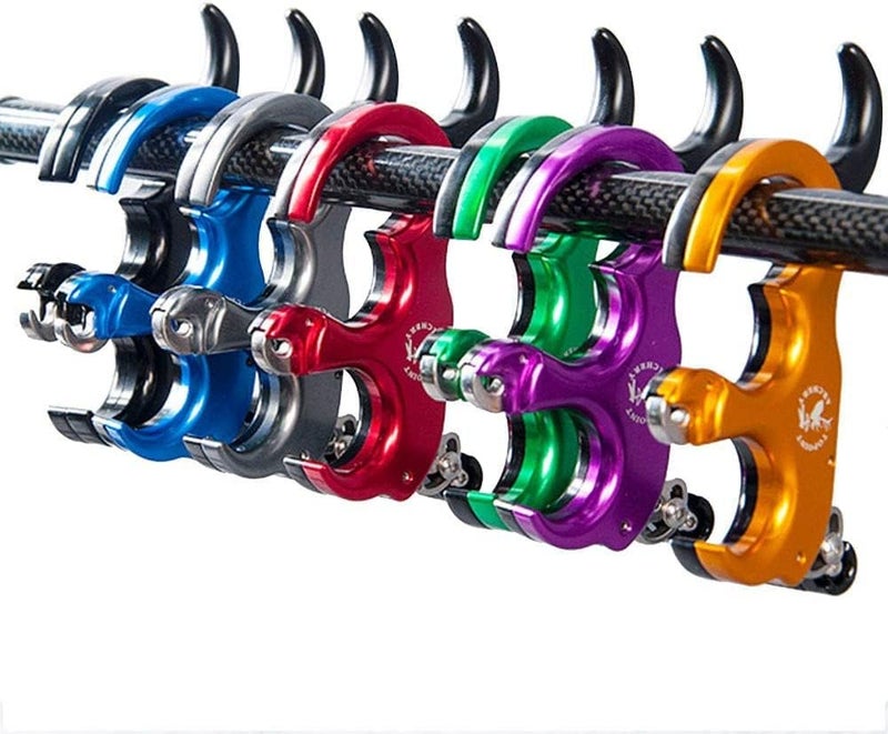 SHARROW Bow Release Aid 3/4 Fingers Automatic Archery Release Aluminium Alloy Thumb Trigger for Compound Bow Accessory - Image 3