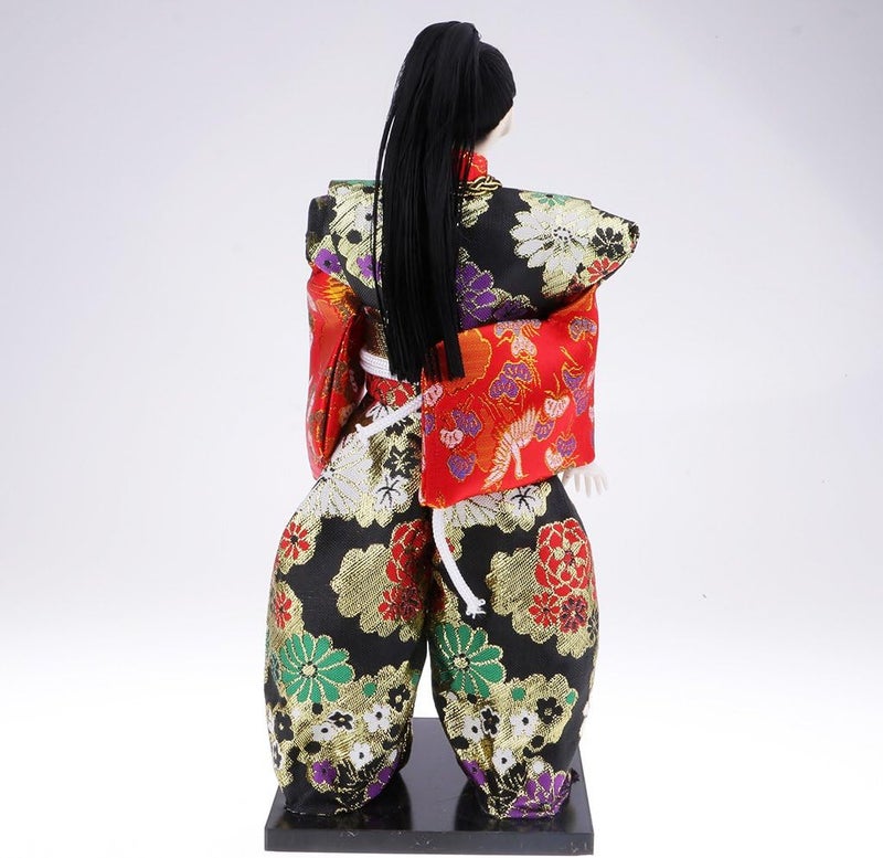 klarako 12" Japanese Samurai Doll  31cm Tall Traditional Kimono Ninja Warrior Mini Figures  Art Dolls for Collection & Ornaments  w72 - Image 2