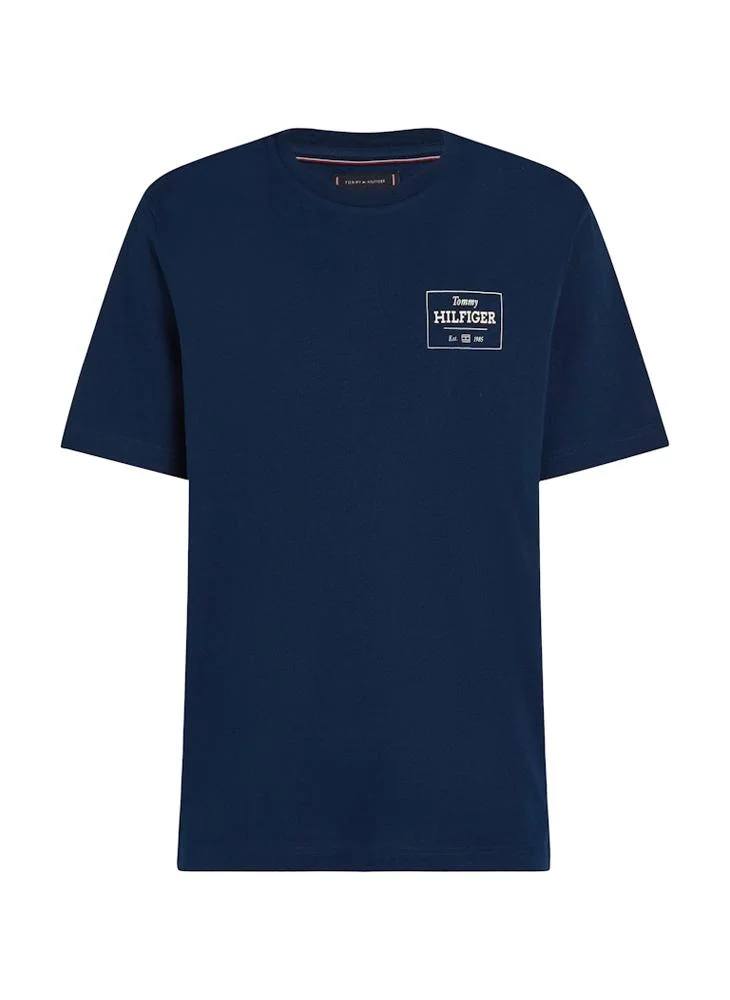 TOMMY HILFIGER Monotype Graphic Printed Crew Neck T-Shirt