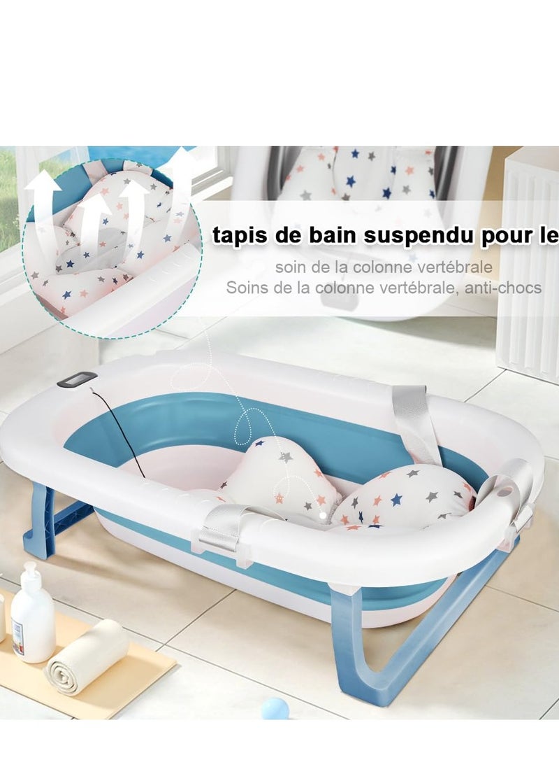 ماركة غير محددة حوض استحمام قابل للطي مع وسادة دش للأطفال  - Image 5