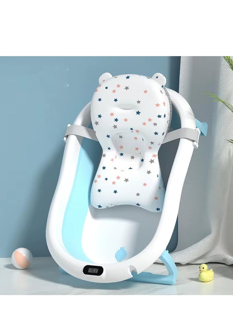 حوض استحمام قابل للطي مع وسادة دش للأطفال - Image 1