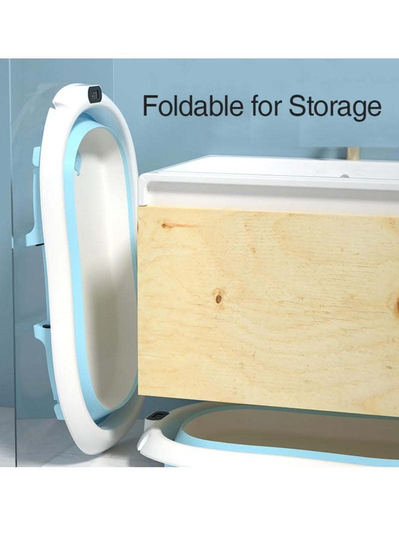 حوض استحمام قابل للطي مع وسادة دش للأطفال - Image 5