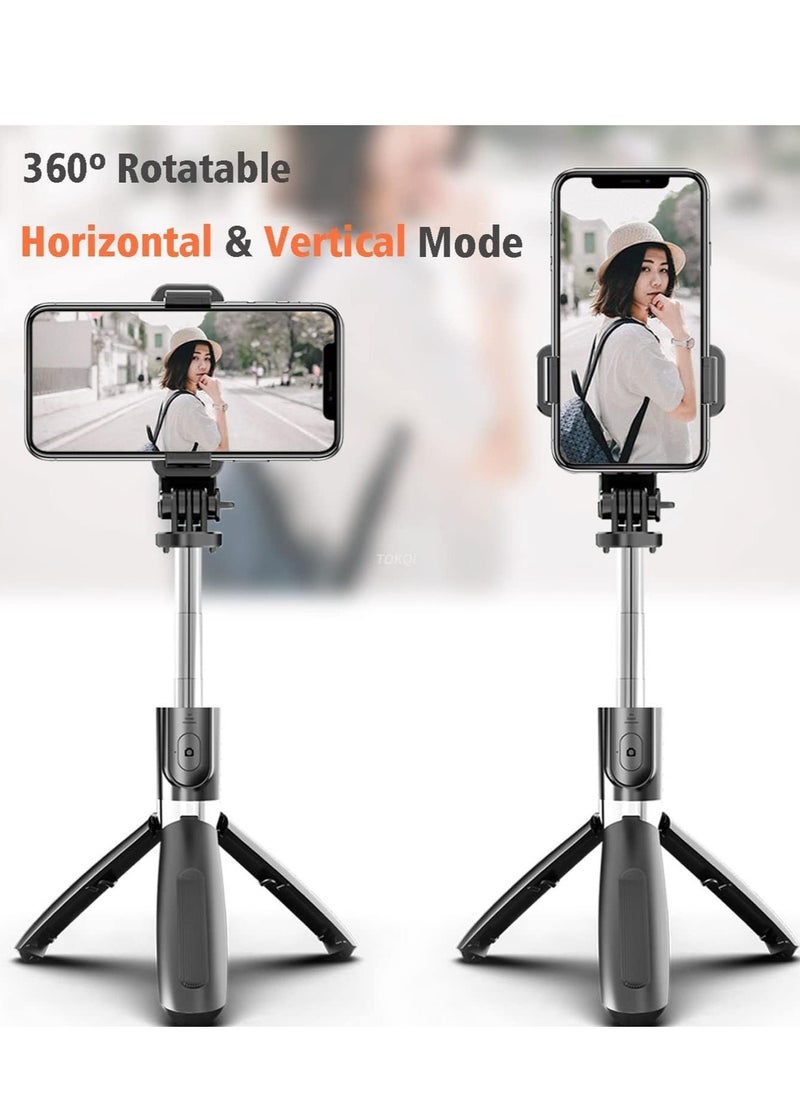 Raxoom Selfie Stick, 3 in 1 Extendable Selfie Stick Tripod with Detachable Bluetooth Wireless Remote Phone Holder for iPhone 12/Xs/iPhone 8/iPhone 11/11pro, Galaxy S10/S9 Plus/S8/Note8, LG  - Image 4
