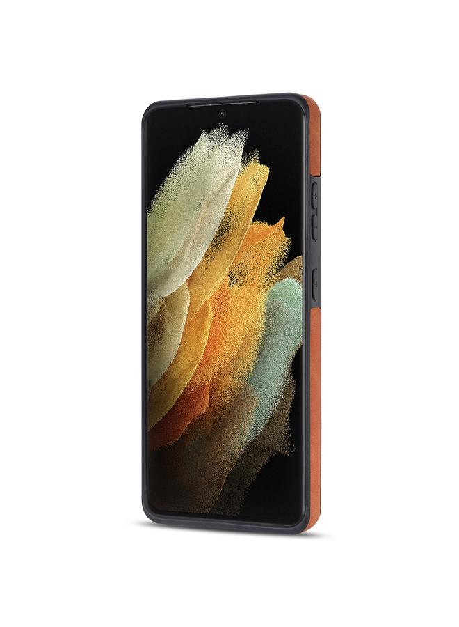 اس-توب جراب لهاتف Samsung Galaxy S21 Ultra 5G مع حامل بطاقة وسحاب - Image 3