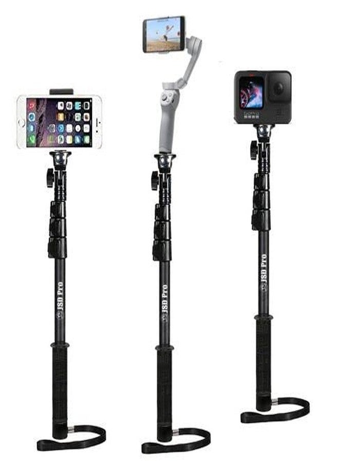 JSD PRO® -JSD-ERG Extension Pole for All Types of Smartphone, Action Camera & Mobile Gimbals - Image 4