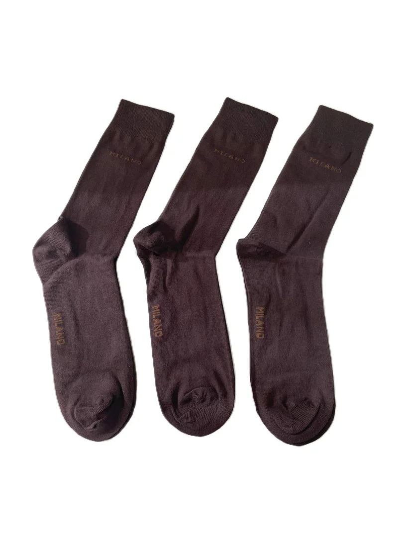 ميلانو MID CALF 3PK DBROWN