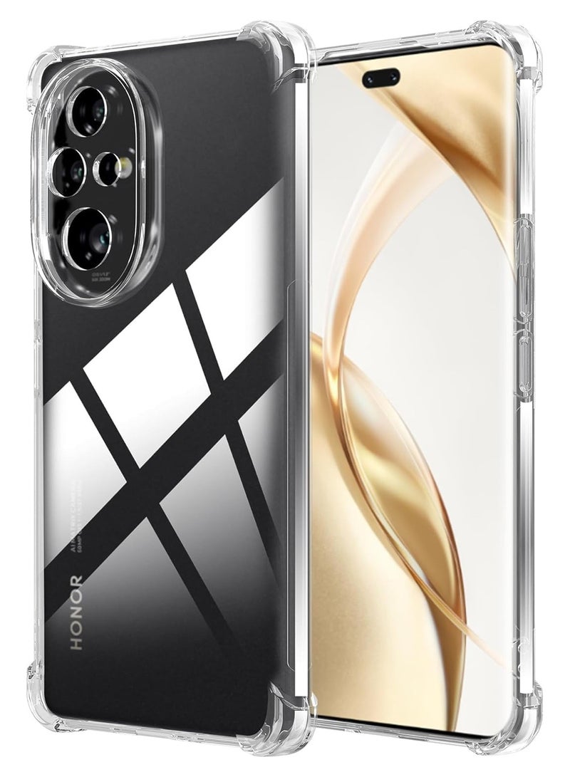 General Case Compatible with Honor 200 Pro 5G, HD Clear Ultra Thin Silicone Flexible TPU Gel Anti-Shock Anti-Scratch Case for Honor 200 Pro  - Image 1