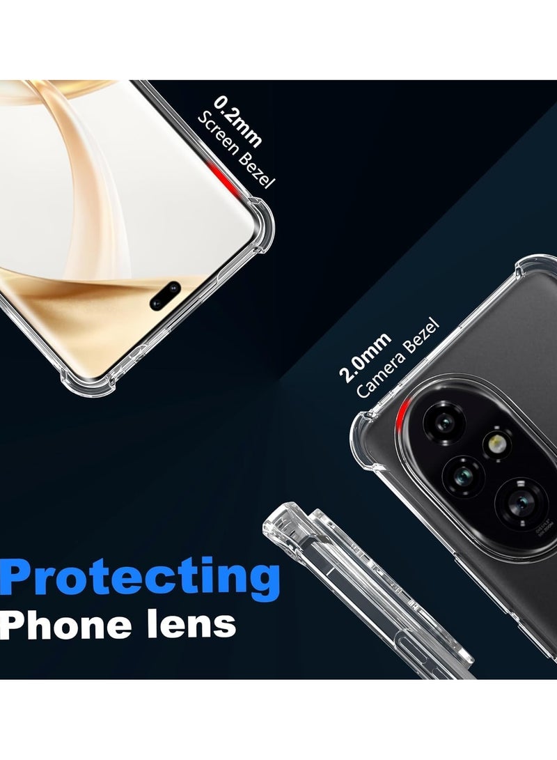 General Case Compatible with Honor 200 Pro 5G, HD Clear Ultra Thin Silicone Flexible TPU Gel Anti-Shock Anti-Scratch Case for Honor 200 Pro  - Image 5
